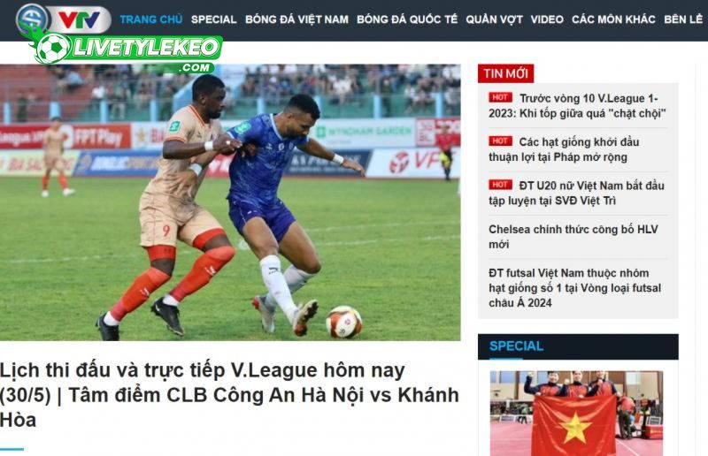 Trang VTV Thể thao chính thống